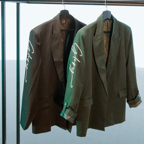 Glory Women's Blazer (Dark Green)