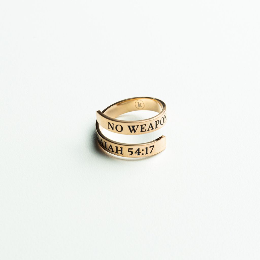 No Weapon Rose Gold Ring